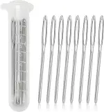 Stopfnadeln mit Großem Öhr 20 Stück Sticknadeln Stumpfe Nadeln Wollnadeln Nähnadeln Großes Öhr Na...