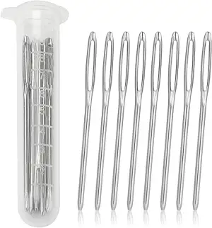 Stopfnadeln mit Großem Öhr 20 Stück Sticknadeln Stumpfe Nadeln Wollnadeln Nähnad