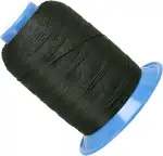 Nähgarn, 868 m (870 Yards) Overlockgarn, Nähgarn für Nähmaschine, Polyester Nähmaschinengarn, reißfest Handnähen, Starker Nähfaden für Anfänger und Handstich, Schwarz