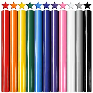 MJARTORIA Plotterfolie Textil Flockfolie für Plotter, Schaumstoff 3D Flockfolie 