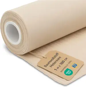 Stoff Meterware Baumwollstoff 1 M x 160 cm - Stoffe zum nähen aus reine baumwoll