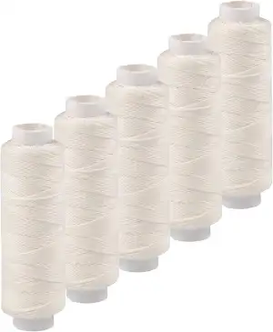 5x50m Leinen Garn Leinenzwirn Flachs Nähfaden robust strapazierfähig Farbwahl, F