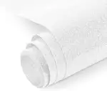 NANAPLUMS Glitzer Plotterfolie Textil - Heat Transfer Vinyl Transferfolie Plotter Flexfolie für Textilien Transferfolie zum Aufbügeln für DIY T-Shirt, Stoffe(Weiß)