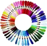 Stickgarn-Set für Kreuzstich-Nähzubehör, 50 Farben