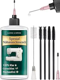 100 ml Nähmaschinenöl Pflege Set - Klar, Geruchlos, Nicht fleckend Inkl. 2x Präz