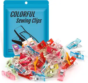 Ottemax 60 Stück Klammer Nähen Zubehöre Nähzubehör Stoffklammern 6 Farben für, Q