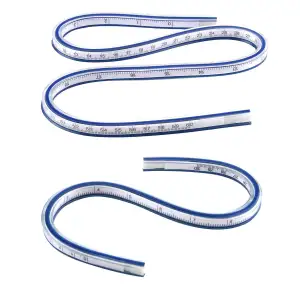 2 Stück Flexibles Kurvenlineal, lineal nähen für Schneider, Zeichner und Designe