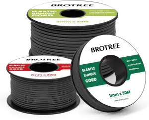 Brotree Gummiband Gummischnur 2mm x 10m Gummikordel Elastische Schnur für Armbän