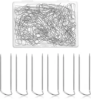 200 Stück Stecknadeln U-Form, Strohblumennadeln Stecknadeln Ohne Kopf Edelstahl 