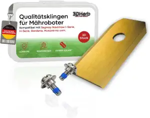 30 x Klingen Ersatzmesser & Schrauben mit Sicherung, Ersatzklingen kompatibel mi