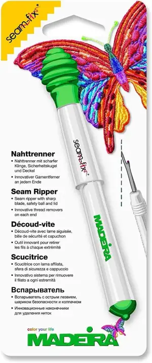 MADEIRA Seam-Fix Profi Nahttrenner zum auftrennen von Nähten