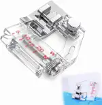 Fuß für Schrägband, lebendig und Saum, Geeignet für alle Nähmaschinen mit niedrigem Schaft mit Snap-On System