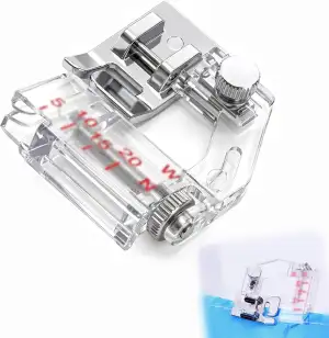 Fuß für Schrägband, lebendig und Saum, Geeignet für alle Nähmaschinen mit niedri