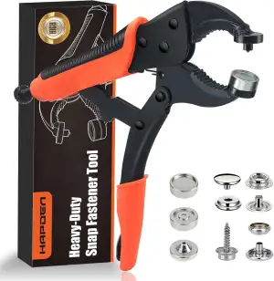 Druckknopf Set Mit Zange, Verstellbares Druckknopf-Setter-Werkzeug, EnthäLt 40 S