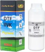500 ml weiße DTF-Tinte, Premium-Pigmenttinte für PET-Folie, Wärmeübertragungsdruck, Nachfülltinte für alle Epson DTF-Drucker mit Druckkopf DX5, DX7, 5113, XP600, I3200 usw. - (500 ml) -