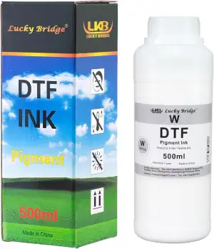 500 ml weiße DTF-Tinte, Premium-Pigmenttinte für PET-Folie, Wärmeübertragungsdru