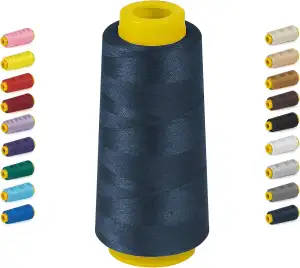 Nähgarn für Nähmaschine, 1640 Meter (1800 Yard) Sewing Thread, Nähfaden, 40/2 Po