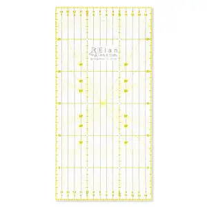 Elan Patchwork Lineal 30x15 CM, Quilt Lineal 30 x 15CM, Schneiderlineal 30 CM, N