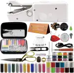 BRICH Handheld-Nähmaschine mit nähzubehör für nähmaschine – Tragbar, Mini, Kabellos – Ideal für Anfänger und Erwachsene – Komplettes Set für schnelle Heimkleidungsreparaturen nähmaschinen zubehör set