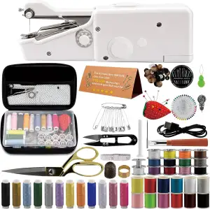 BRICH Handheld-Nähmaschine mit nähzubehör für nähmaschine – Tragbar, Mini, Kabel
