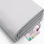 Stoff Virginia Tex, Meterware, Baumwollstoff 100%, große Breite 240 cm, Baumwollstoff 100% Oeko -Tex Standard 100 Unifarben zum Nähen (Hellgrau 45, 200 cm x 240 cm)
