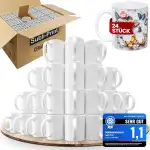 Sublimationstassen Classic - 24x Sublimationstassen AAA Classic – hochwertige Sublimation Rohling...