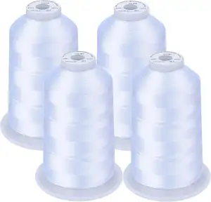 Simthread Maschinenstickgarn 5000M Spulen Set Polyester Stickgarn für Babylock, 