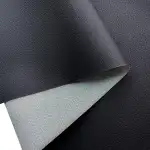 XHT Hochwertiges Kunstleder Meterware, Lederimitat, Wasserdicht, Nähen, Reparatur, Premium Lederstoff (Schwarz-100 x 160cm)