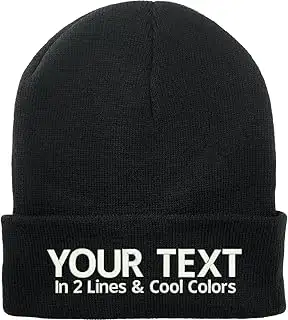 Strickmütze zum Personalisieren - Custom Beanie Mütze Personalisierte Mütze für 