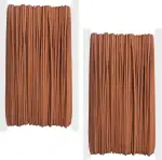 Lederband 45M × 2,6mm Lederschnur 2 Stück, Lederband für Ketten, Faux Wildleder Schnur für DIY Armband Halskette Schmuck Handwerk Cordón de Cuero (Hellbraun)