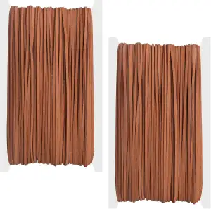 Lederband 45M × 2,6mm Lederschnur 2 Stück, Lederband für Ketten, Faux Wildleder 