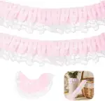 10 Meter Spitzenband Rosa,Spitzenstoff Meterware,Spitzenborte,Spitze Meterware,Lace Ribbon,Borten und Bänder zum Nähen,Rüschen,Rüschenband,Bordüre Stoff,Dekoband,Spitzenstoff Trim & Embellishments