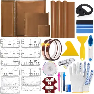 QUKLOGEN Wärme Presse Transfer Kissen Pad Set enthalten 4 Hitze Pressen Transfer