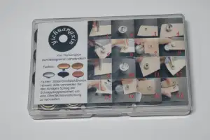 18 Sets 15mm Rostfreier Stahl Metall Druckknöpfe Kleidung Snaps Druckknopf Set m