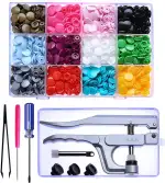 Seawhisper Kam Snaps Starterset von 360 Kam Snaps Druckknöpfe und Kam Snap Zange