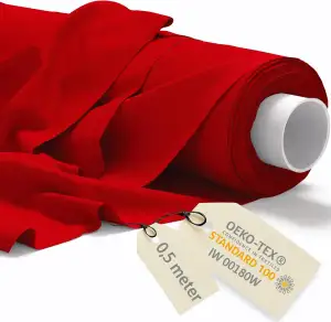 DreamRoots Baumwollstoff Meterware 0.5Mx160cm 145 g/m² - Stoffe zum Nähen Meterw