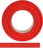 Schrägband aus 100% Baumwolle - 10 m x 30 mm (gefalzt) - Hochwertiges Einfassband, Baumwollband, Schrägband - Ideal zum DIY-Nähen - In Belgien hergestellt, auf einer Rolle (Rot)