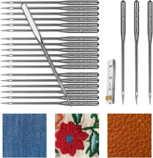 Nähmaschinennadeln, 60 Stück, langlebiges Nähmaschinen-Zubehör, 3 Größen 90/14, 