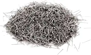 3000x Reißnagel, Kopfstifte & Stecknadeln mit 13mm Kopf für Bastelarbeiten, Näha