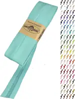 Schrägband/Einfassband Baumwolle Uni gefalzt 5m x 20mm 405-Altmint