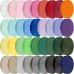 36 Mixed Farbe Baumwollband mit Fischgrätenmuster, 10mm 196 Yards Baumwolle Nahtband, Preiswert Schrägband für Näharbeiten, Stricken, Nähen, Basteln, Handwerk