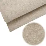 Polsterstoff 1 PCS Polsterstoff Möbelstoff Meterware 200cm x 150cm Leinenstoff Meterware Sofastoff Stoff Strukturstoff für Möbelstoff Passend für Sofavorhänge Sessel （Beige）