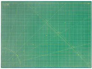 Elan Schneidematte A0 Grün, 5-lagige Schneidematte 90x120 Selbstheilend, Bastelu