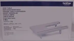 Brother Schreibtisch WT14 - Modern - 48,5 x 27,7 cm - Silber - Für Nähen & Verar