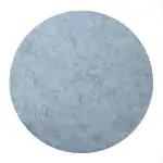 HomeProtect® | Schmutzfangmatte - Türmatte SUPERDÜNN 2 mm, Selbstklebende Fußmatte, Schuhmatte, Fußabstreifer, Türvorleger, Sauberlaufmatte, rutschsicher - waschbar - grau (79 cm rund)