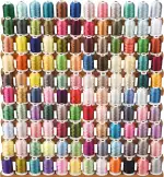 Simthread 120 Farben Polyester Maschinen Stickgarn - 1000 Meter, für Babylock/Janome/Singer/W 6N ...