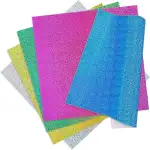 IModeur 5 Blatt Vinylfolie Plotter Schimmern - Plotterfolie selbstklebend Vinyl, Glitzer Plotterfolie Vinyl für Silhouette Cameo, die meisten Schneidemaschine