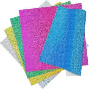 IModeur 5 Blatt Vinylfolie Plotter Schimmern - Plotterfolie selbstklebend Vinyl,