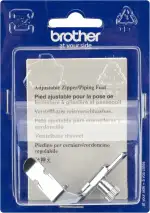 BROTHER Verstellbarer Reißverschlussfuß