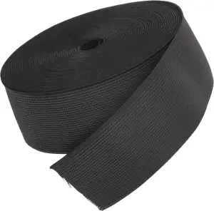 Flaches elastisches Gummiband – Dehnbares Nähband für Kleidung, Taillenbänder, S